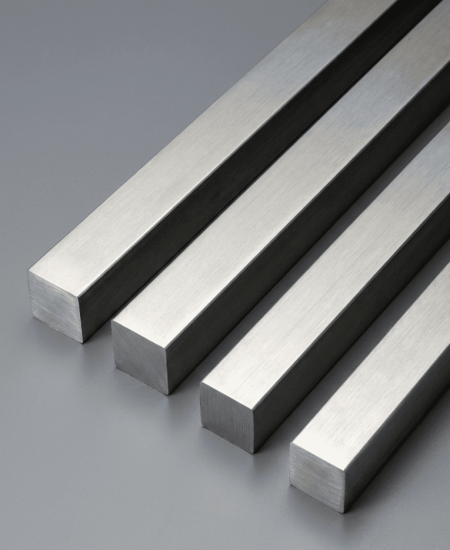 Stainless Steel Square Bars (Black & Bright)